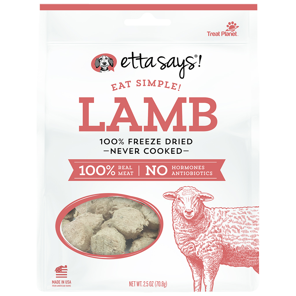 41400821 Freeze-dried Simple Lamb Dog Treat - 2.5 Oz