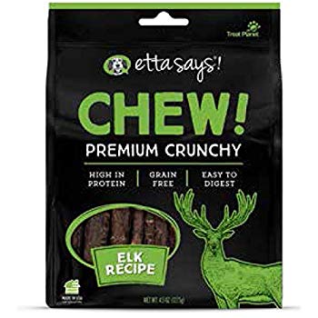 41400825 Chewy Crunchy Elk Dog Treat - 4.5 Oz