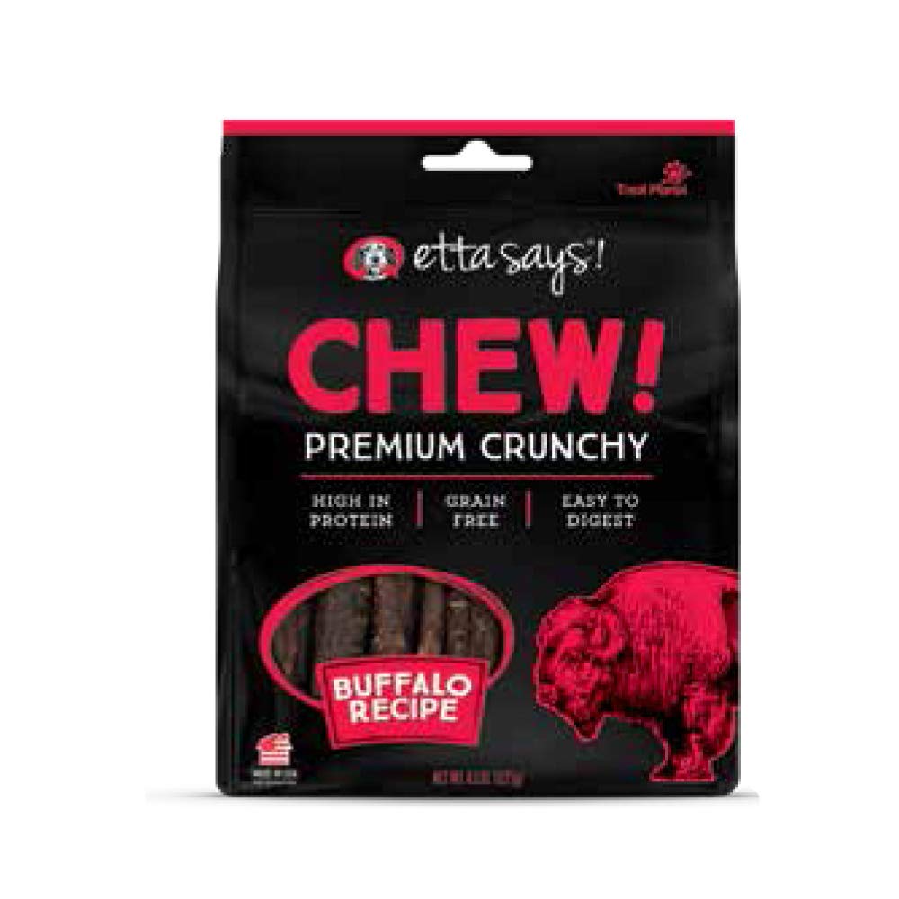 41400827 Chewy Crunchy Buffalo Dog Treat - 4.5 Oz