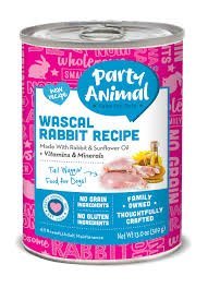 Party Animal 57900189 Wascal Rabbit Dog Food - 13 Oz