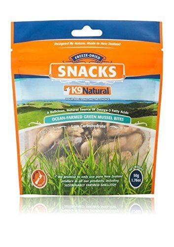 57577946 Freeze-dried Green-lipped Mussel Snack Dog Foods - 1.76 Oz