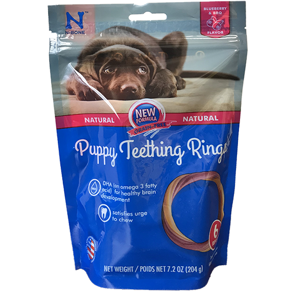 67570124 Dog Puppy Ring Blueberry Bbq, Pack Of 6