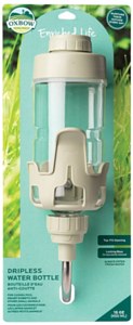 73296378 15 Oz Small Animal Enriched Life Dripless Water Bottle, Small