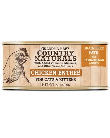 46000732 2.8 Oz Country Naturals Cat Pate Grain Free Chicken