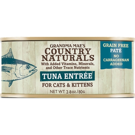 46000736 2.8 Oz Country Naturals Cat Pate Grain Free Tuna