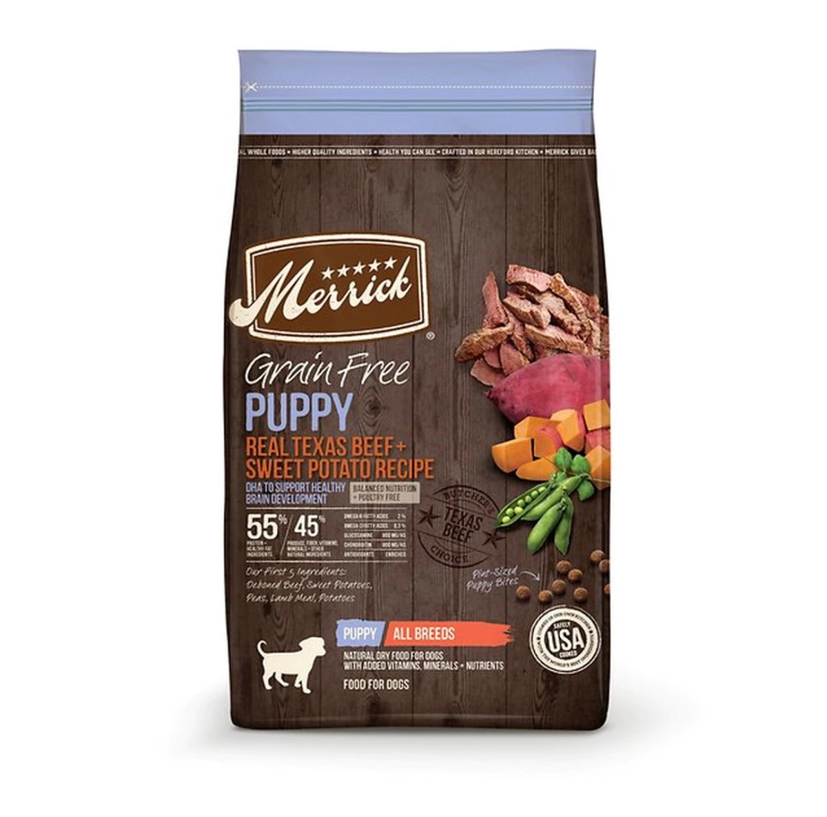 61038482 4 Lbs Dog Grain Free Puppy Beef & Sweet Potato Recipe