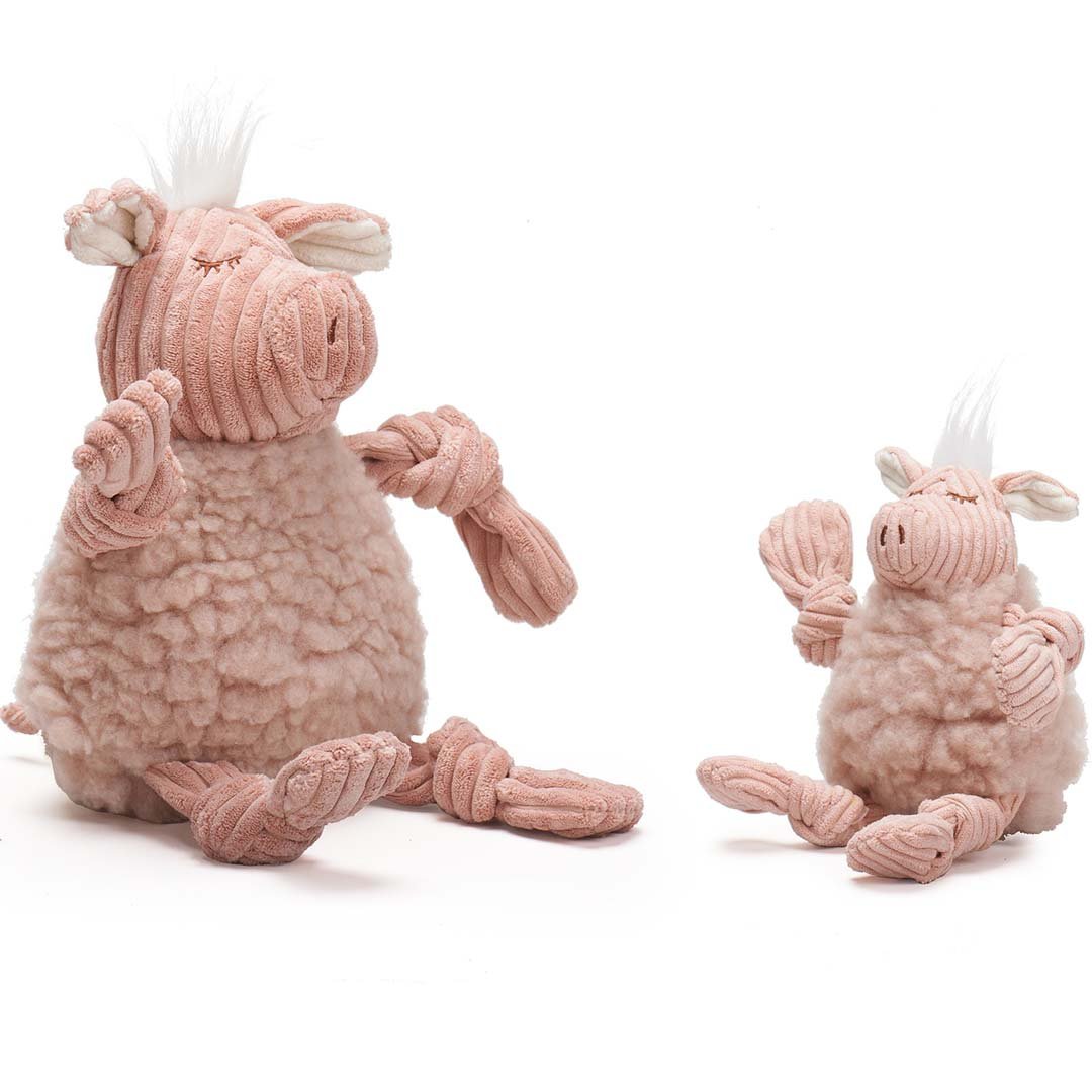 UPC 813168010183 product image for 51001018 Fleece Flufferknot Penelope Pig Dog Toy, Small | upcitemdb.com