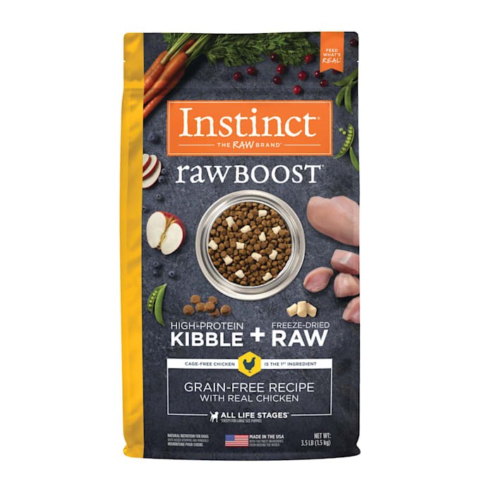 65065634 Raw Boost Grain Free Recipe Real Chicken Natural Dry Dog Food - 3.5 lbs