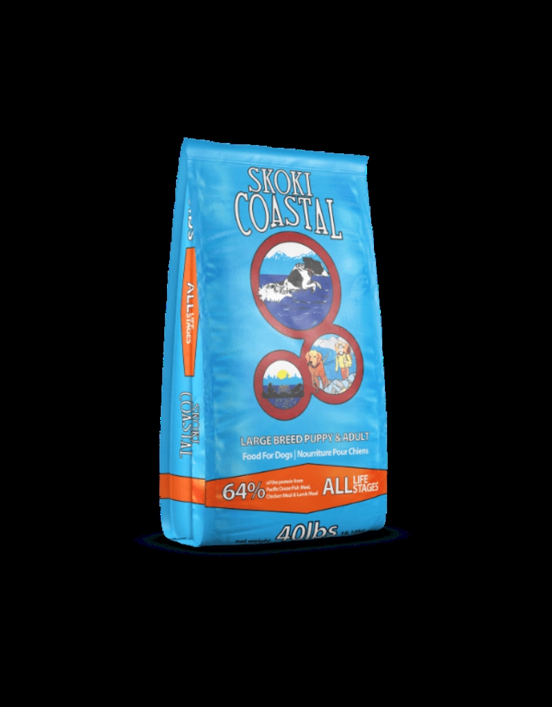 40310032 Skokie Coastal Large Breed Puppy & Adult Dry Dog Food - 40 lbs