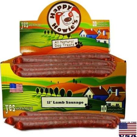 Pf 50952234 12 In. Happy Howie Lamb Sausage For Dog Pack Of 18