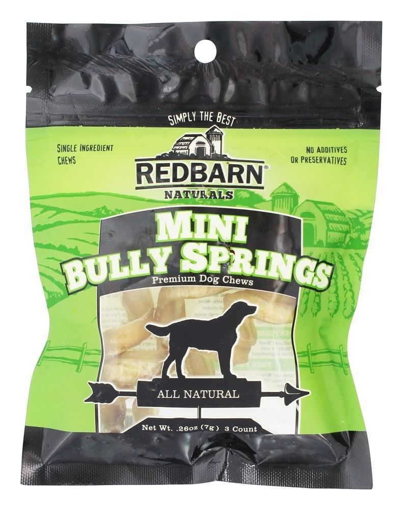 Pf 80000008 Red Barn Min Bully Spring Chew For Dog Pack Of 3