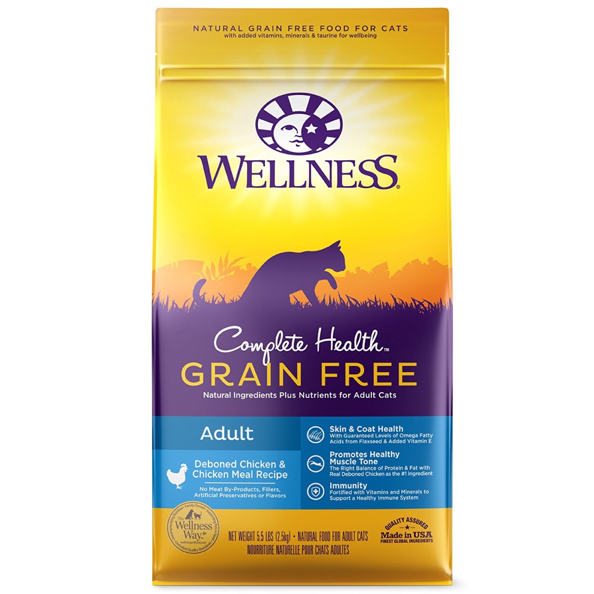 Wellness 43209201 5.5 Oz Complete Health Grain Free Adult Chicken
