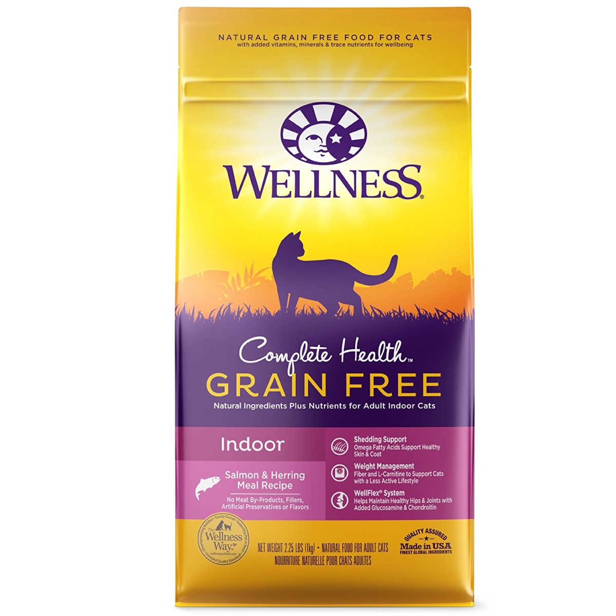 Wellness 43209205 2.25 Oz Complete Health Grain Free Indoor Salmon