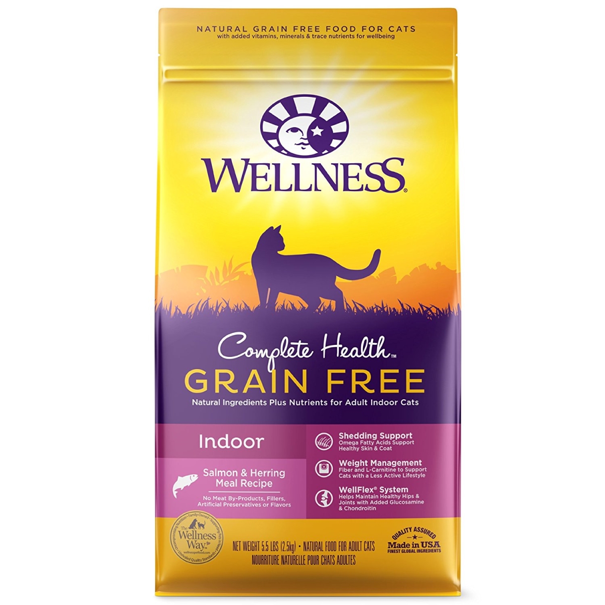Wellness 43209206 5.5 Oz Complete Health Grain Free Indoor Salmon
