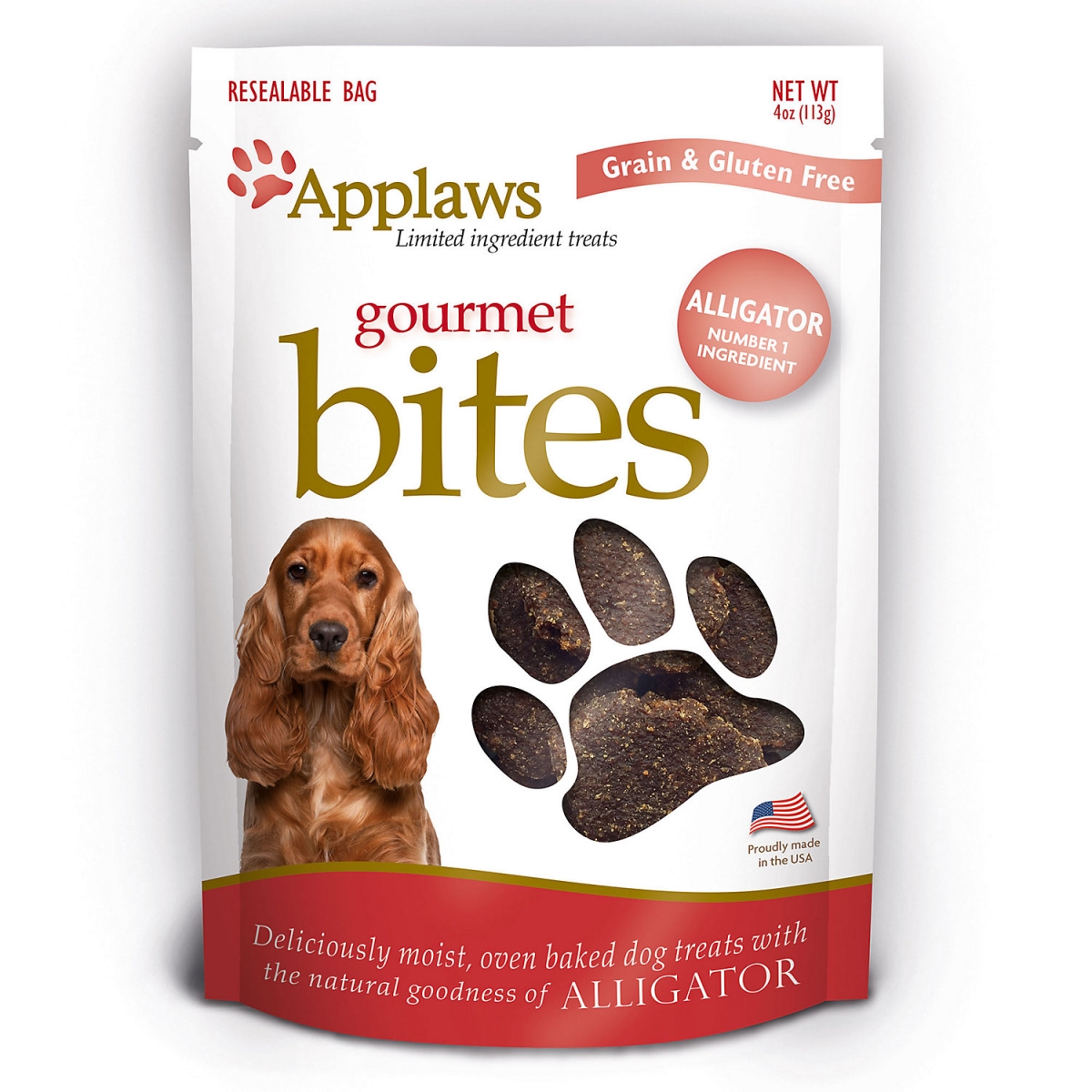UPC 886817002624 product image for Applaws 16500262 4 oz Dog Gourmet Bits Alligator | upcitemdb.com