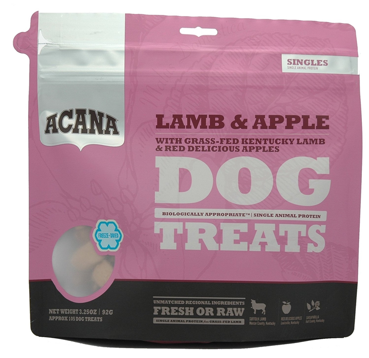 31671090 Lamb & Apple Dog Treats, 3.25 Oz