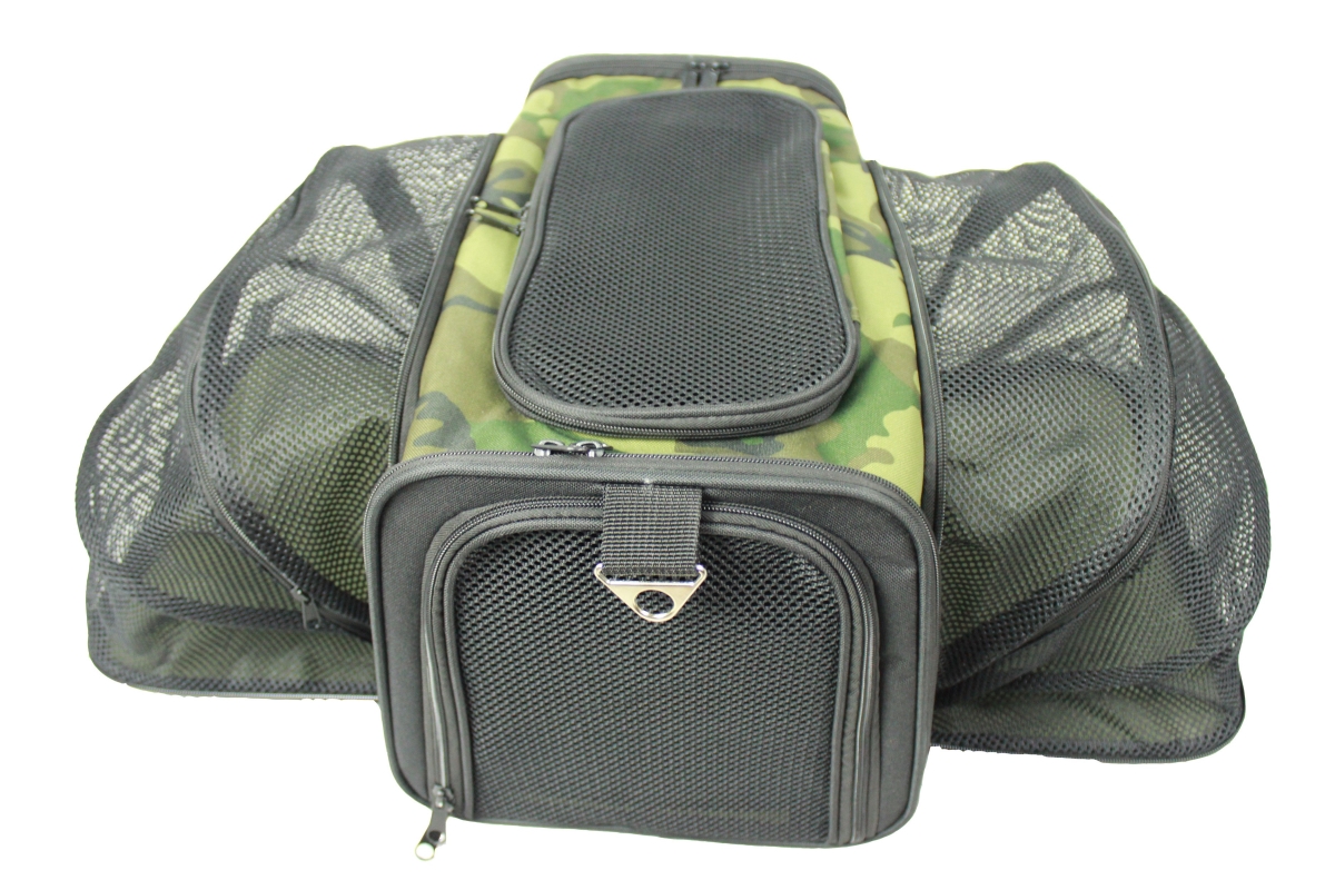 Roomeo Pet Dog Carrier Crate, Camouflage - One Size