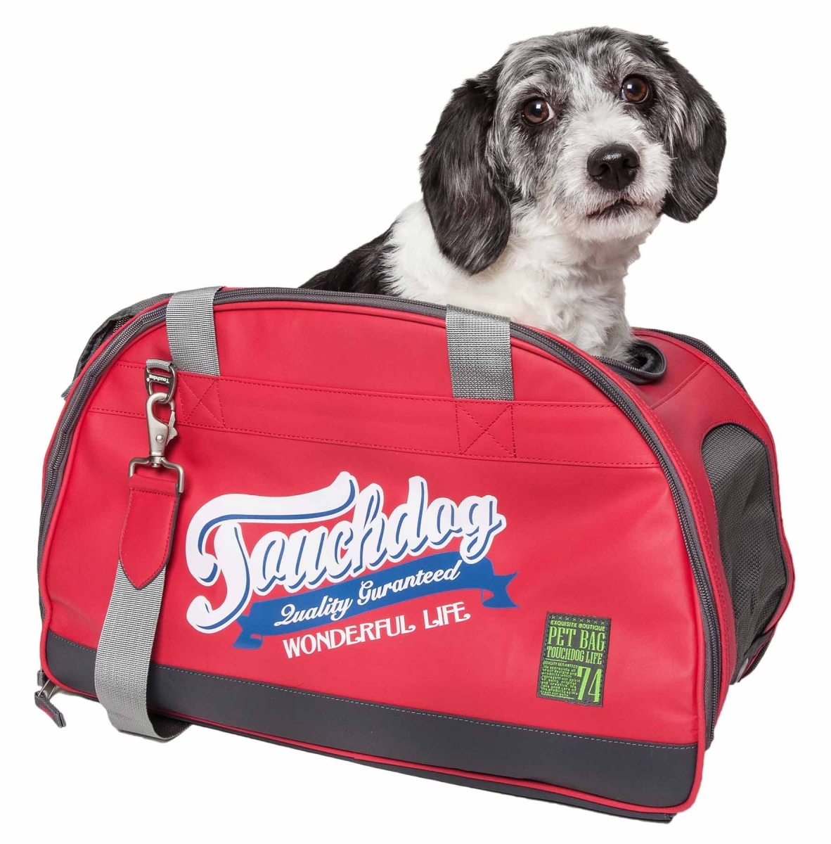 B80rdlg Original Wick-guard Water Resistant Fashion Pet Carrier, Red - One Size