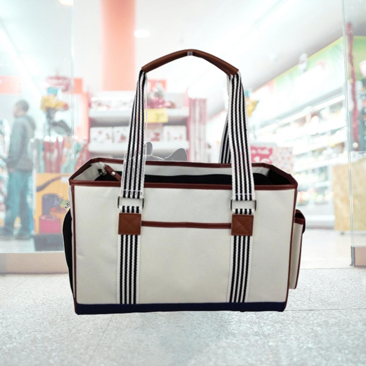 Picture of Pet Life LLC B20WHMD Fashion &apos;Yacht Polo&apos; Pet Carrier