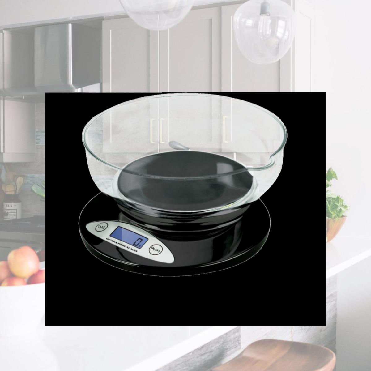 Picture of Optima Home Scale IN-5000 11 lbs Infinity Kitchen Bowl Scale