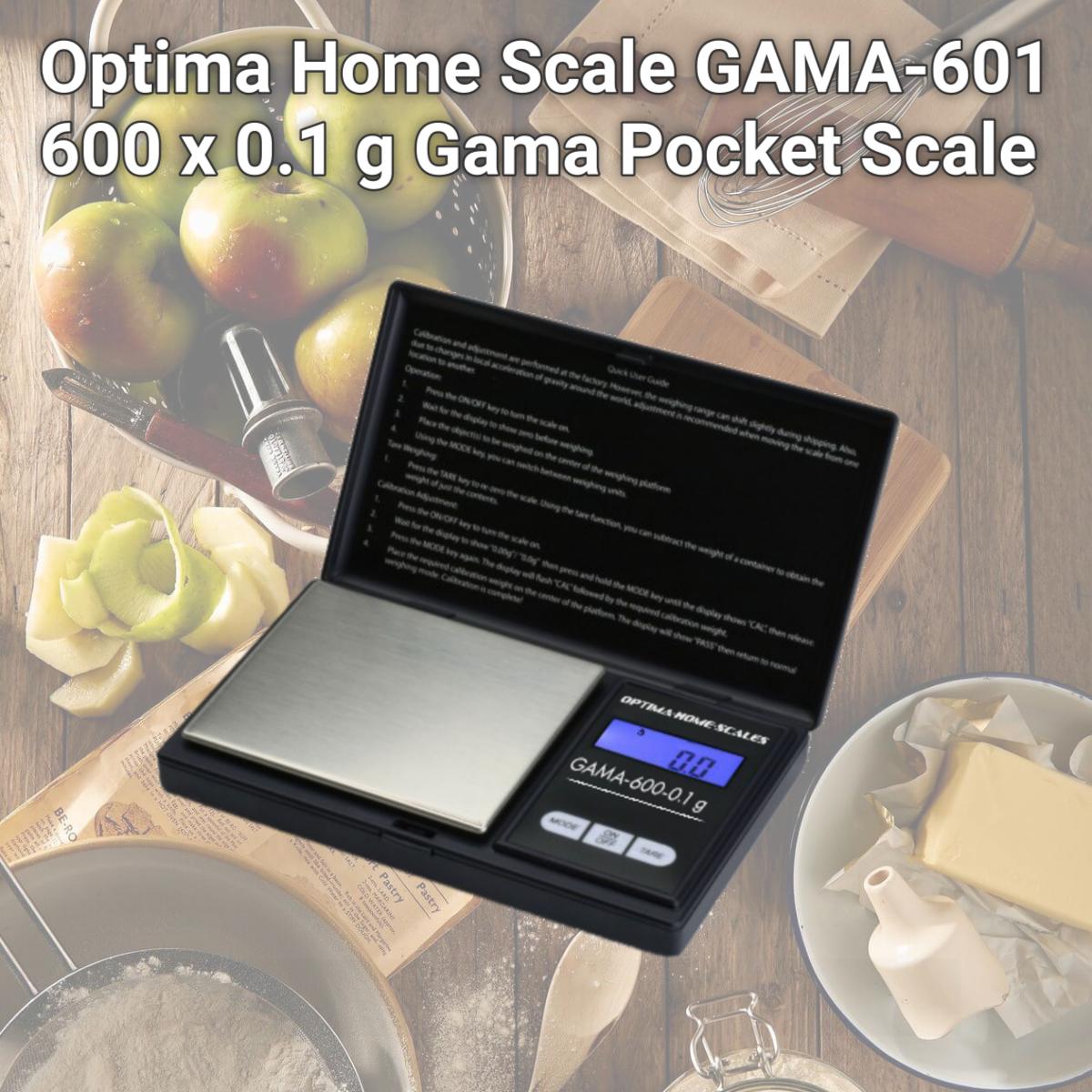 Picture of Optima Home Scale GAMA-601 600 x 0.1 g Gama Pocket Scale