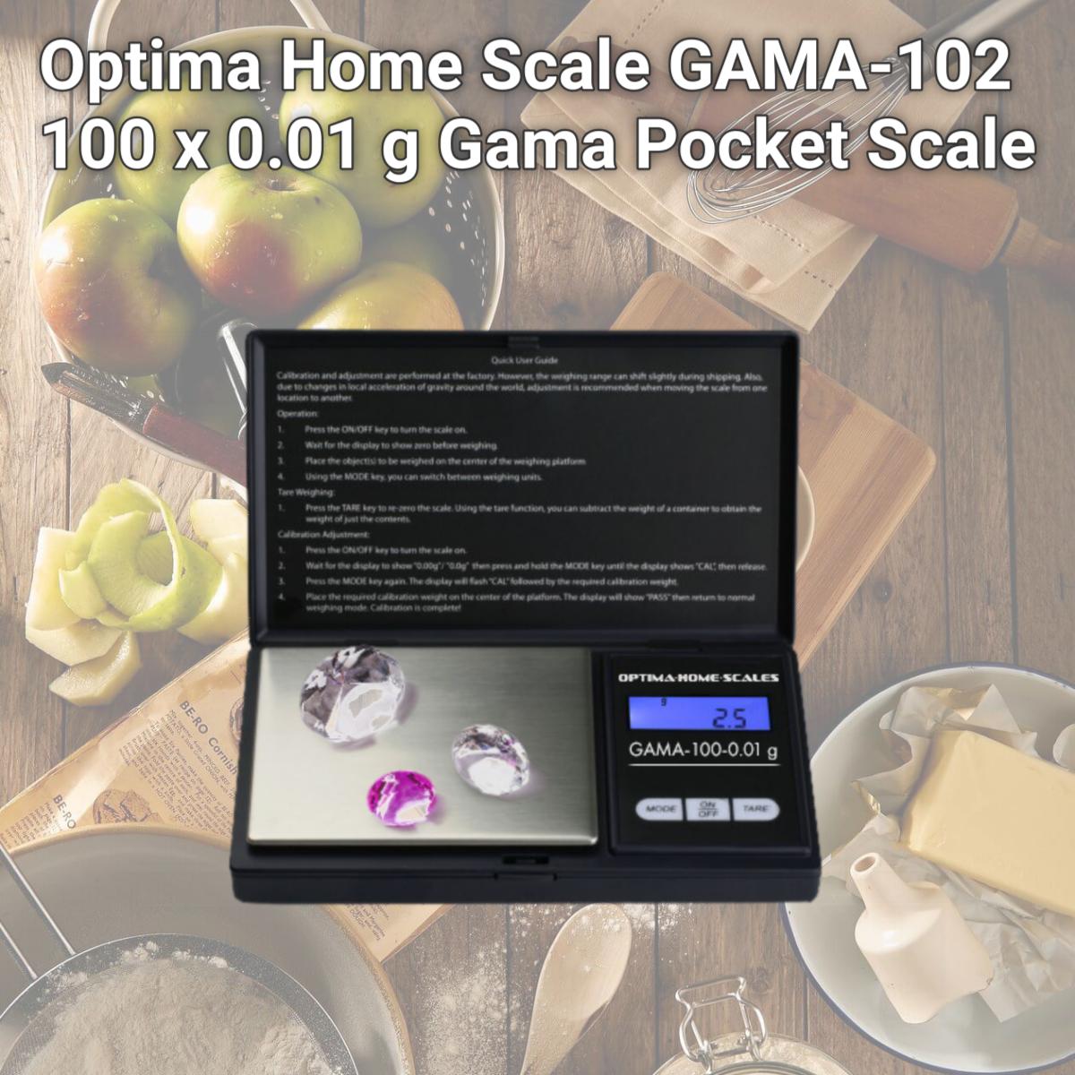 Picture of Optima Home Scale GAMA-102 100 x 0.01 g Gama Pocket Scale