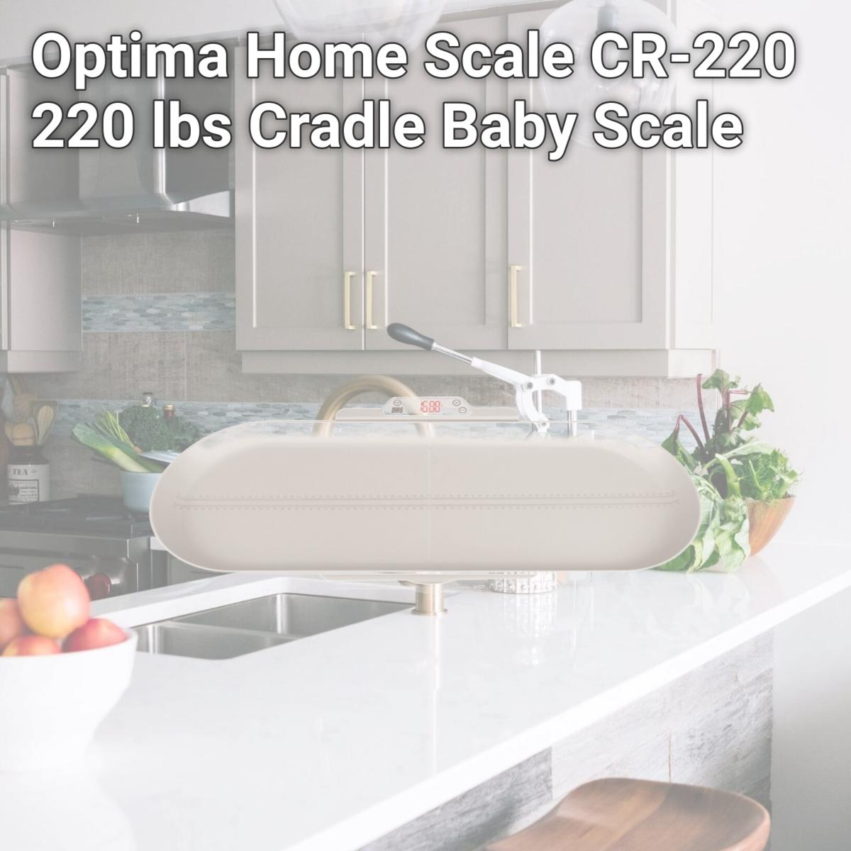 Picture of Optima Home Scale CR-220 220 lbs Cradle Baby Scale