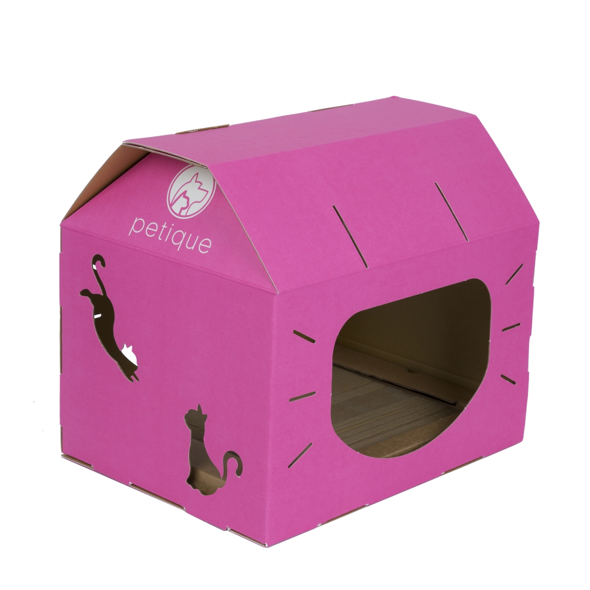 Ch01100203 Feline Loft Cat House - Kitty Pink