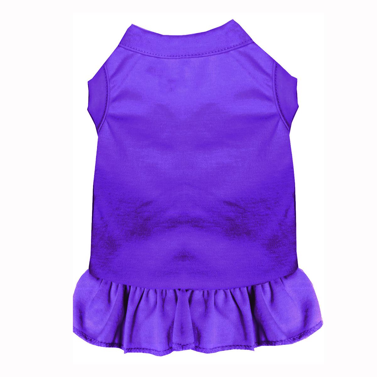 Plain Dog Dress, Purple - 4xl