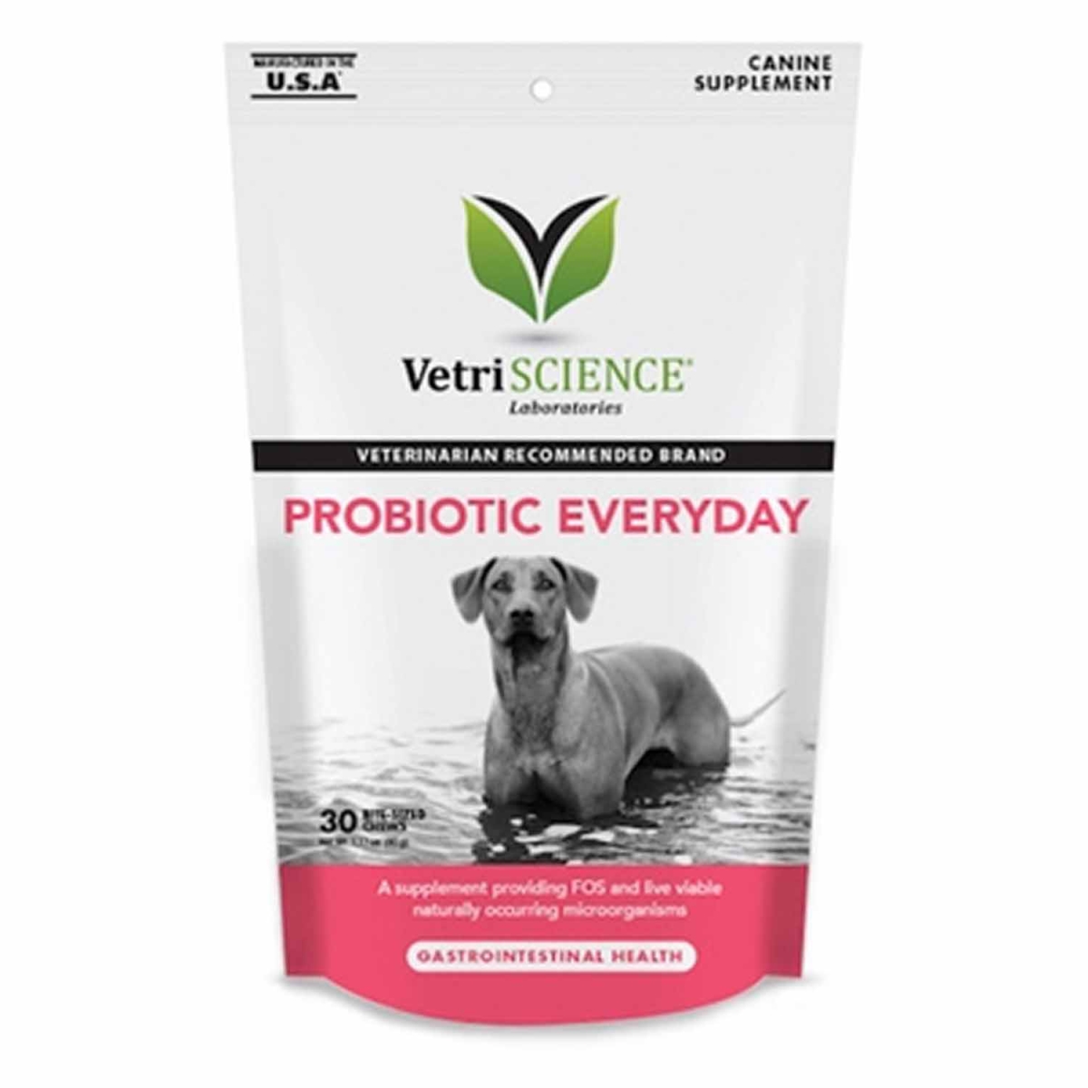 090030f.030 Vetriscience Probiotic Everyday Dog Chews - 30 Chews