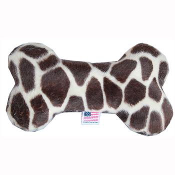 Plush Bone Dog Toy - Giraffe - One Size