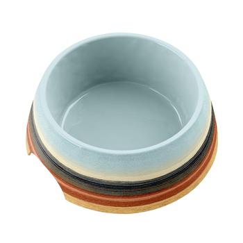 Pva30710pbmds Desert Stripe Dog Bowl, Ombre - Medium