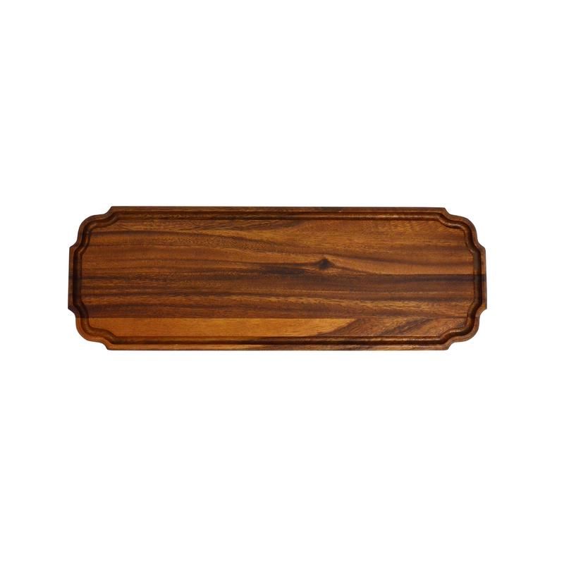 222 FIFTH 5089BR422A1K85 19.5 x 7 in. Scranton Wood Cutting Board Brown 222 FIFTH 5089BR422A1K85 19.5 x 7 in. Scranton Wood Cutting Board Brown