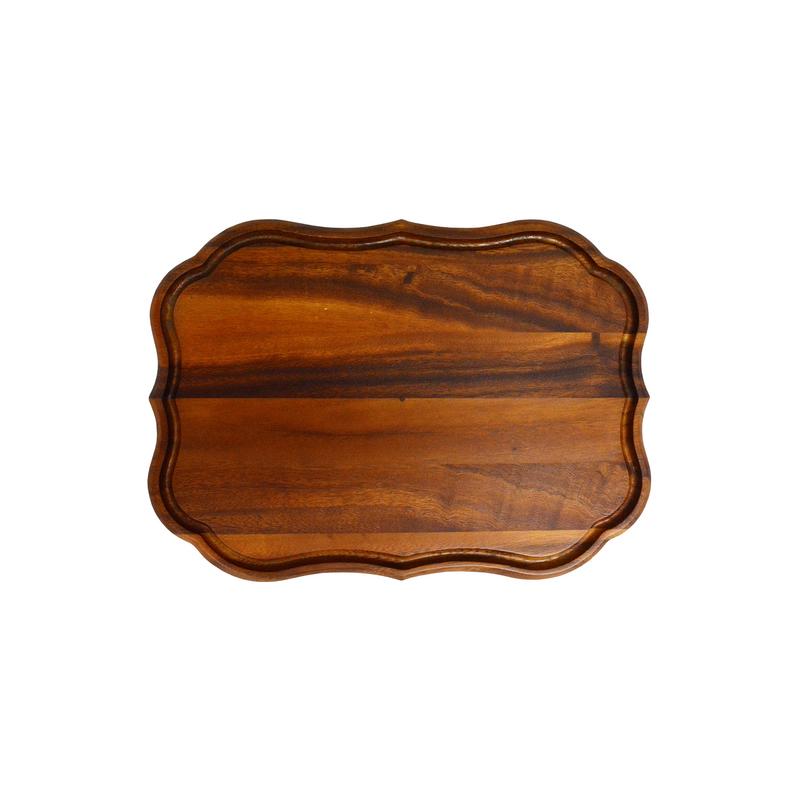 222 FIFTH 5089BR423A1K86 15 x 11 in. Scranton Wood Cutting Board Brown 222 FIFTH 5089BR423A1K86 15 x 11 in. Scranton Wood Cutting Board Brown