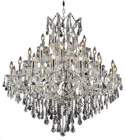 2380d12c-ss 12 In. Karla - Hanging Fixture Swarovski Strass & Elements Crystal, Chrome