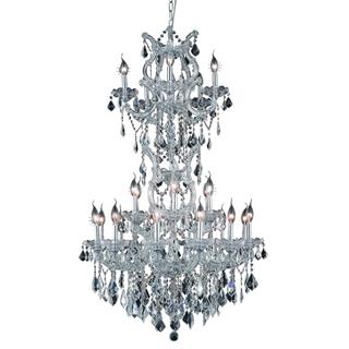 2380d30sc-rc 30 In. Karla - Large Hanging Fixture Heirloom Handcut Crystals, Chrome