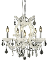 2380d30wh-rc 30 In. Karla - Hanging Fixture Heirloom Handcut Crystal, White