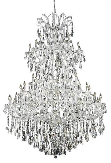2380d30wh-ss 30 In. Karla - Hanging Fixture Swarovski Strass & Elements Crystal, White