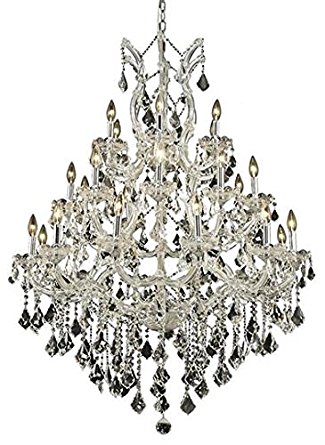 2380g52c-ss 52 In. Karla - Large Hanging Fixture Swarovski Strass & Elements Crystal, Chrome