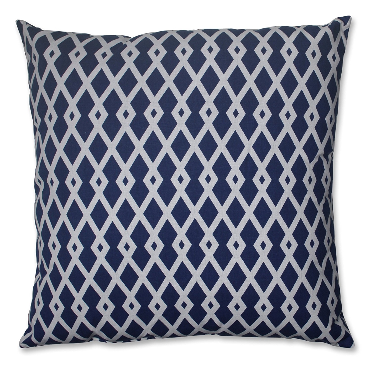 517063 Graphic Ultramarine 23-inch Floor Pillow - Blue-off-white