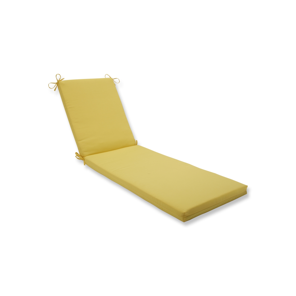 80 X 23 X 3 In. Outdoor & Indoor Fresco Solids Chaise Lounge Cushion, Yellow