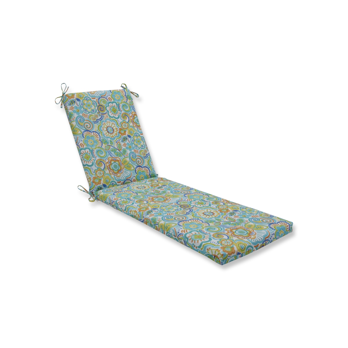 80 X 23 X 3 In. Outdoor & Indoor Bronwood Caribbean Chaise Lounge Cushion, Multicolored
