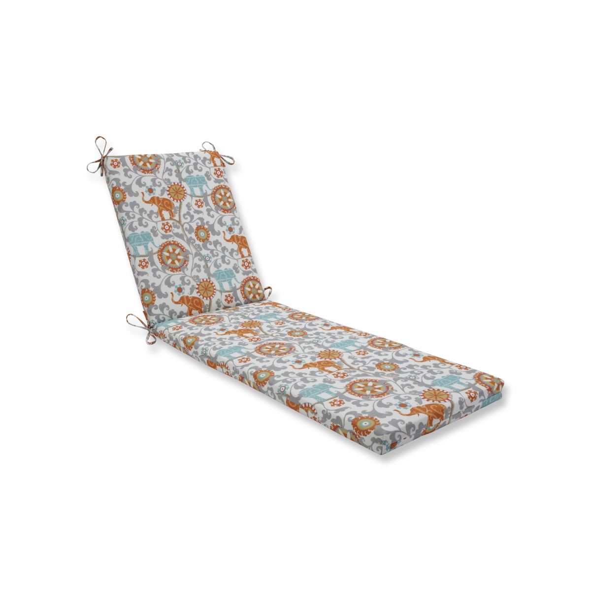 80 X 23 X 3 In. Outdoor & Indoor Menagerie Cayenne Chaise Lounge Cushion, Grey