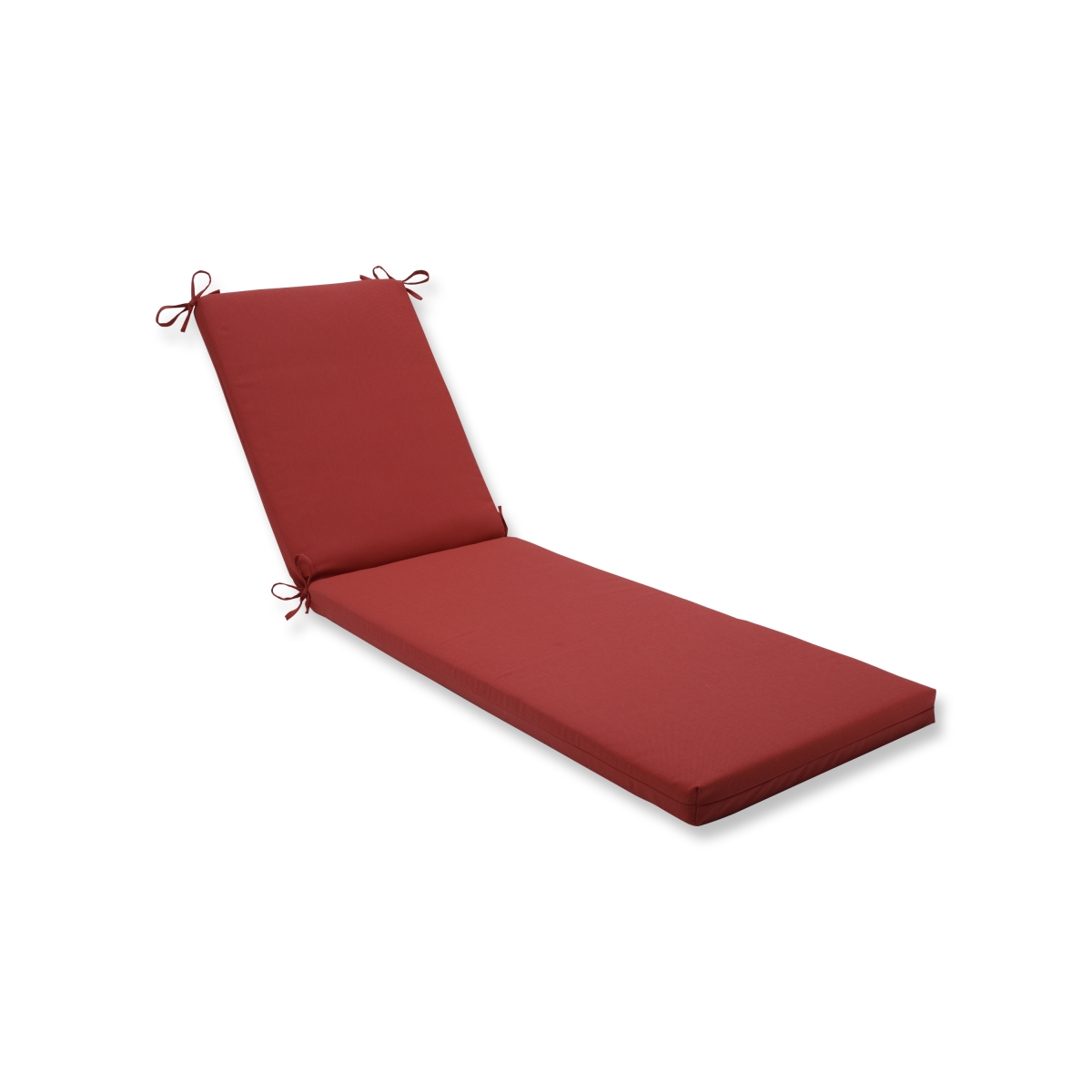 80 X 23 X 3 In. Outdoor & Indoor Tweed Chaise Lounge Cushion, Red