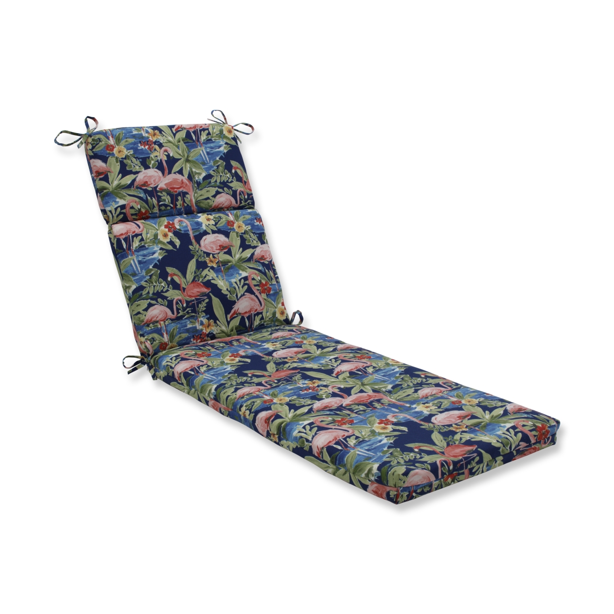 Outdoor & Indoor Flamingoing Lagoon Chaise Lounge Cushion, Blue