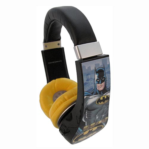 DC Comics 30382 Batman Kid Friendly Volume Limiting Headphones DC Comics 30382 Batman Kid Friendly Volume Limiting Headphones