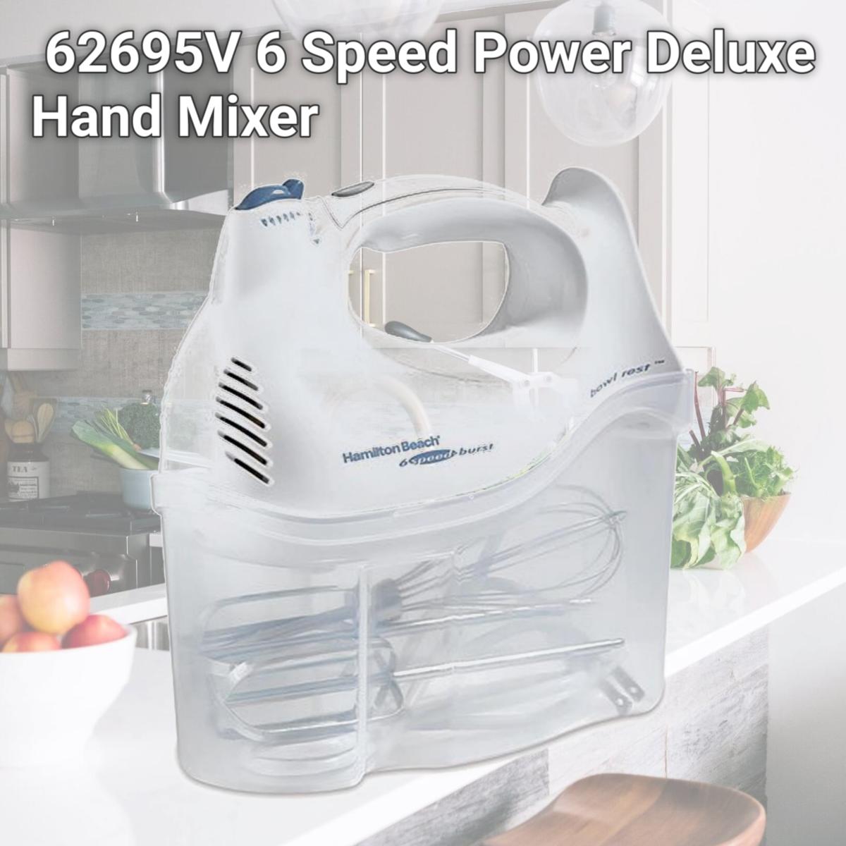 Picture of Hamilton Beach 62695V 6 Speed Power Deluxe Hand Mixer
