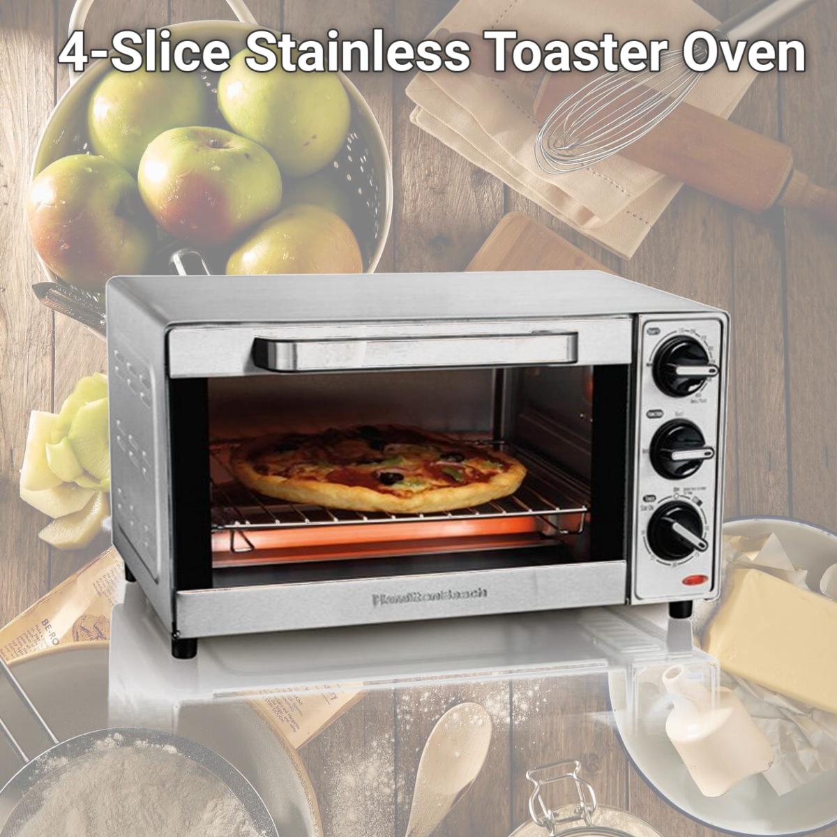 Picture of Hamilton Beach 31401 4-Slice Stainless Toaster Oven