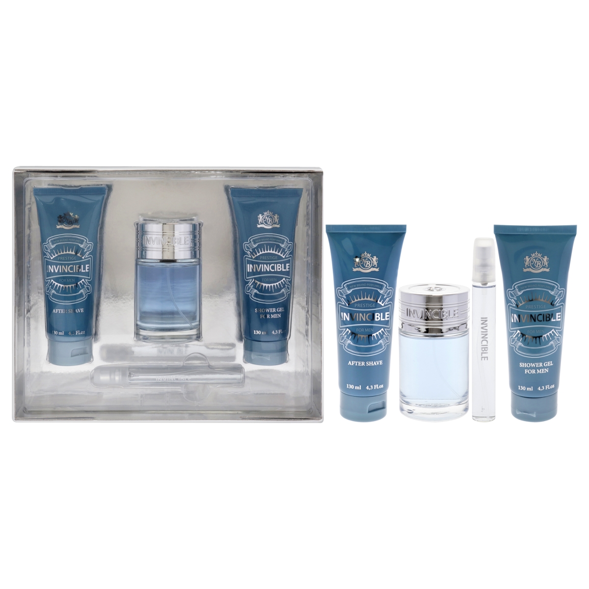 Brand I0136694 Invincible Gift Set for Men - 4 Piece