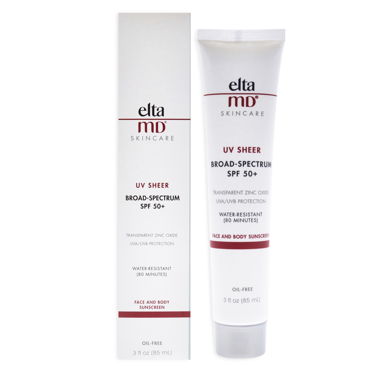 I0133742 3 oz UV Sheer SPF 50 Plus Sunscreen